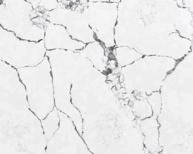 Calacatta Alaska White (YMR119) - quartz countertops - Yomi Stone