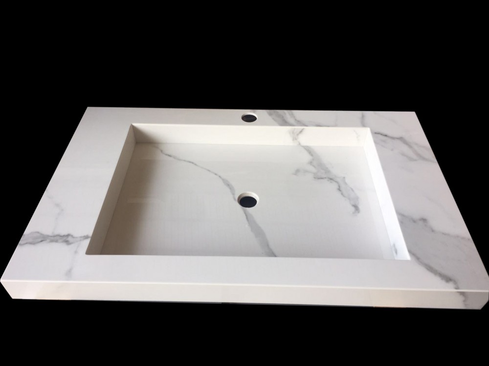 Sintered Stone Bathroom Vanity tops - quartz countertops - Yomi Stone